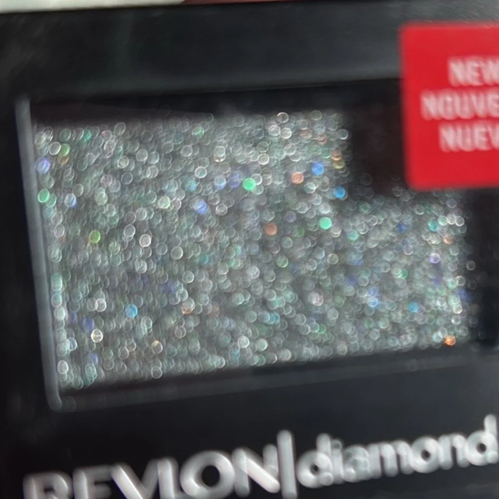 Revlon Luxurious Color Diamond Lust Eyeshadow Night Sky Black Sparkle Goth NWT